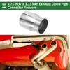 Motoforti 2.75" OD to 3.15" OD Mandrel Exhaust Pipe Adapter