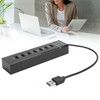USB 3.0 Hub 7Port Splitter with Blue LED Indicator High