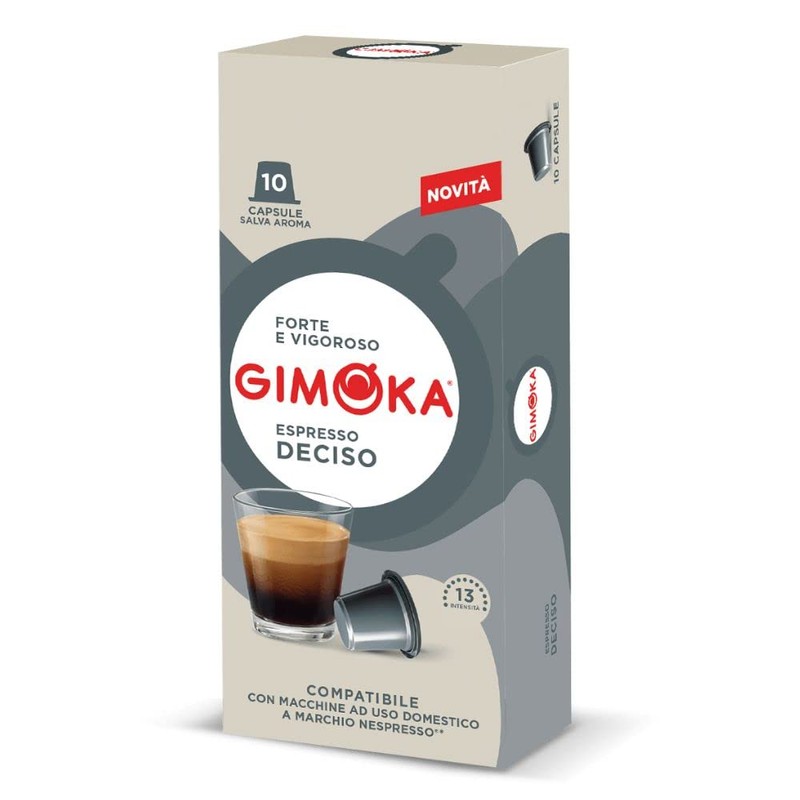 Gimoka - Nespresso Compatible Coffee Capsules - 100 Pods (Deciso)