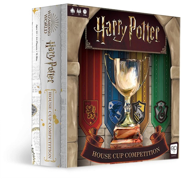 USAOPOLY Harry Potter House Cup Competition | Worker Placement Board Game | Play as Your Favorite Hogwarts House | Officially Licensed Harry Potter Game