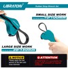 LIBRATON Strap Wrench 2-piece Multifunctional Adjustable Wrench Tools Oil Filter,