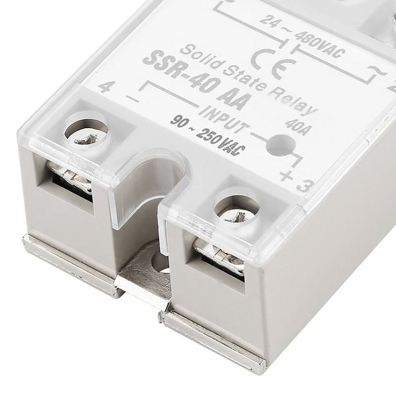 SSr 40AA 40A Solid State Relay Module AC-AC Input AC