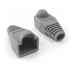 xcase Bota Capuchón Protector para Plug Rj45 (100 Piezas, Gris)