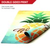 Anley Double Sided Premium Garden Flag, Cartoon Pineapple Welcome Spring