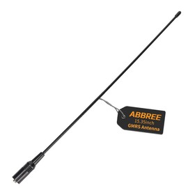 Baofeng&ABBREE AR-771 GMRS (155/462MHz) Antenna 15.3inch SMA-Female Whip Antenna for Baofeng UV-5R GMRS Radio GM-15Pro WP-31 UV-9G Radioddity GM-30 TIDRADIO TD-H5 GMRS Radios