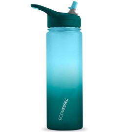 EcoVessel Wave Tritan Water Bottle 700ml, Forest Horizon