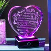 YWHL 60th Wedding Anniversary Heart Gift Ideas with Colofu LED