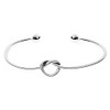 AlacrityGifts Love Knot Bangle Bracelet - Simple Tie The Knot