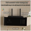 Wall Router Storage Box White WLAN Box Router Shelf TV