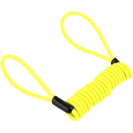 Motorcycle Reminder Spring Cable, 1.2m Motorcycle Disc Lock Cable Lock Security Spring Reminder Cable for Scooter Motorcycle Bike, Antitheft on Handlebar Lock Spring Reminder