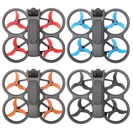 4PCS Avata 2 Propellers 3032S Quick Release Propeller Props with Compatible with DJI Avata 2 Drone Accessories (Red)