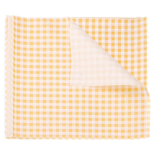 sourcing map 30pcs Square Checkered Wax Paper Sheets 14.96" x