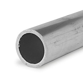 Aluminum 6061-T6 Pipe Schedule 40 3" Nominal, 3.068" ID, 3-1/2" OD, 0.22" Wall, 24" Length