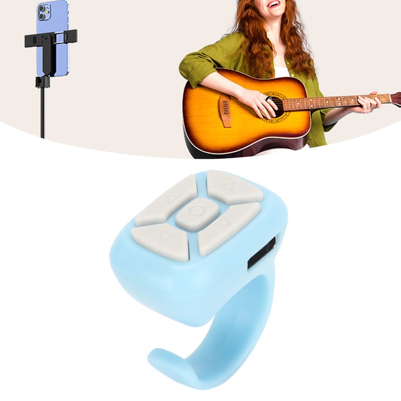 Phone Remote Shutter Multifunctional Remote Control for Smartphone Tablet Turning