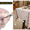 ZVO Pack of 10 tablecloth weights, tablecloth weights with clips,