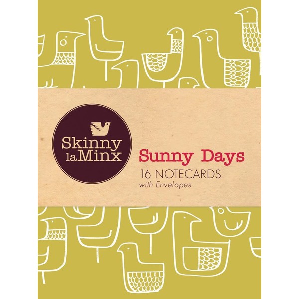 Sunny Days Notecard Set (Skinny LaMinx): 16 Notecards with Envelopes