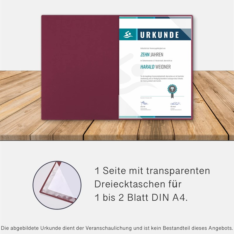 Certificate Folder A4 Cardboard – Premium Quality with Elegant Embossing