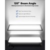 Linkable LED Shop Light (Built-in Outlet) - 100W 15000LM Aluminum