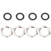 4 sets of common anode round LEDs, 10 mm pre-wired
