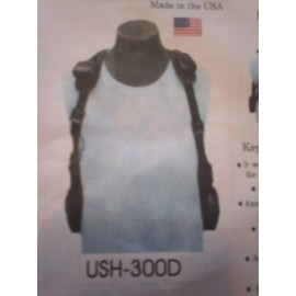 Holsterguy Universal double Radio Shoulder Holster, USH 300- D, Dual -made in USA