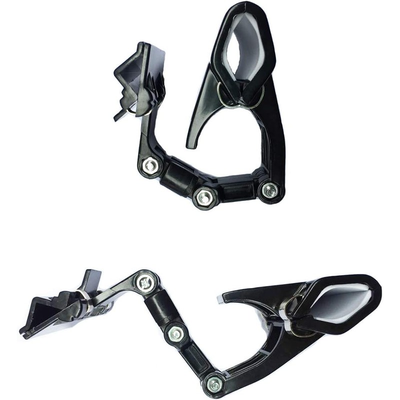 4 Pcs Adjustable Documents Holders, Flexible Double Head Foldable Rotatable
