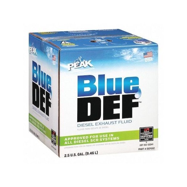 Bluedef Peak Def002 Diesel Exhaust Fluid, Blue Def, Jug, 2.5
