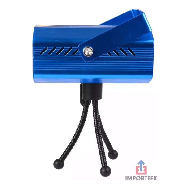 Importeek 5pz Proyector Laser Luz Led Audioritmico Color Figuras +