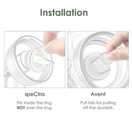 Maymom - Válvulas de bomba de segunda generación para bomba Spectra (6 piezas)