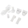 VOBOR 17 mm Set Roller Blind Bracket, Drill-Free Window Bracket