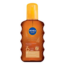 Aceite Bronceador Nivea Sun Fps6 200ml