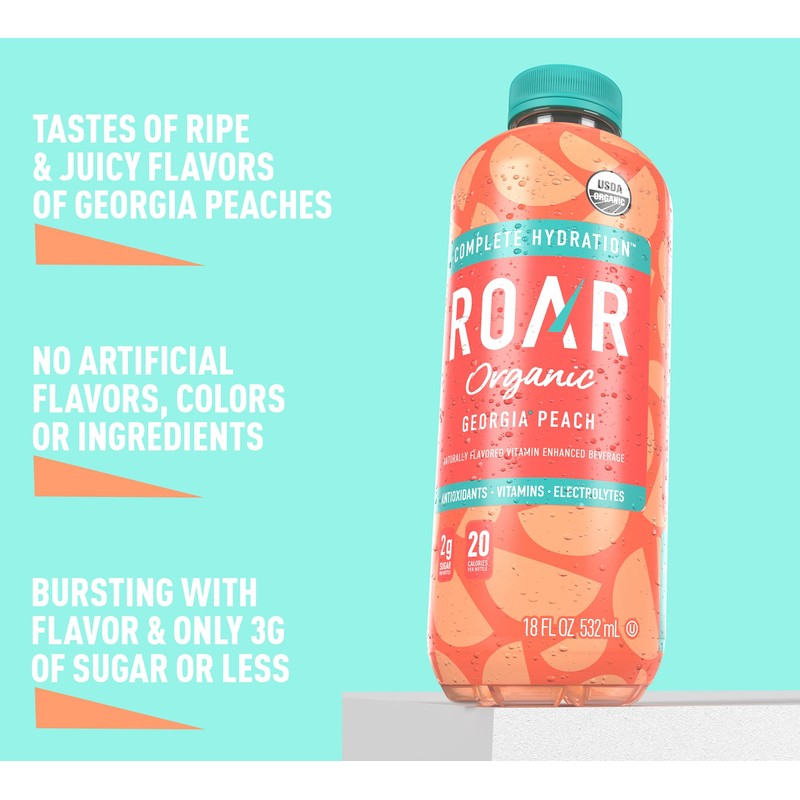 ROAR Complete Hydration Organic - Electrolyte Drinks Loaded with Vitamins