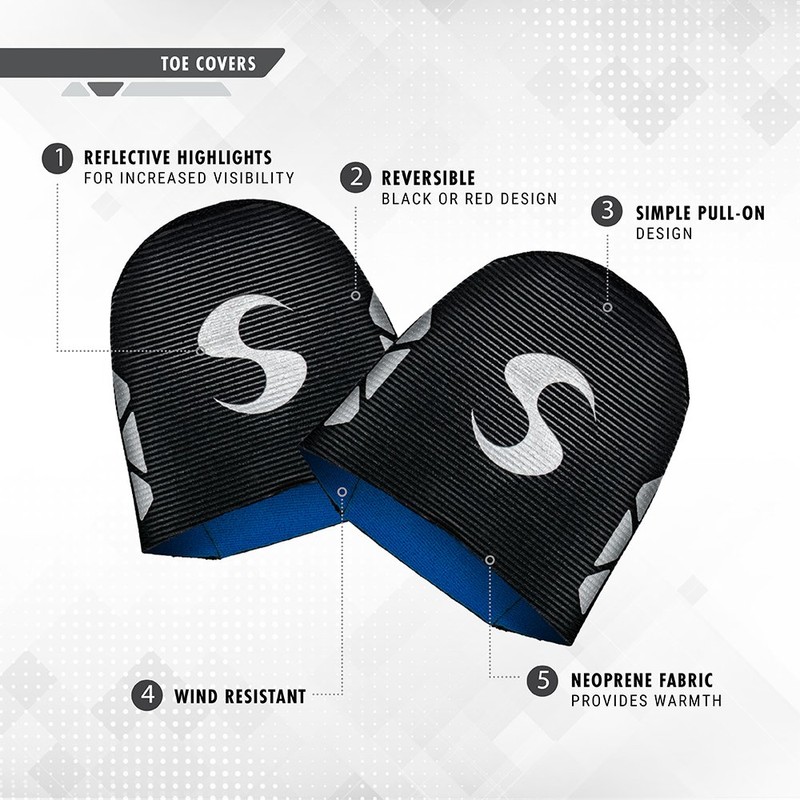 Synergy Neoprene Cycling Toe Covers Set (Pink, S/M)