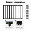 48" W x 36" H Outdoor Deck Railing Kit, Black