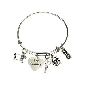 Infinity Collection Quilting Jewelry- Quilting Gift, Quilting Bracelet, Sewing Gifts, Gift for Quilters or Sewers