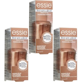 Essie Treat Love & Color Fortifying Colored Care 154 Keen On Sheen Gold, set of 3 (3 x 13.5ml)...