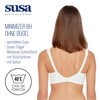 SUSA Women's Damen BH Ohne Bügel 8014 Minimizer Bra, Off-White