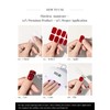 NAILOG Semi Cured Gel Nail Strips 34pcs Gel Nail Wraps