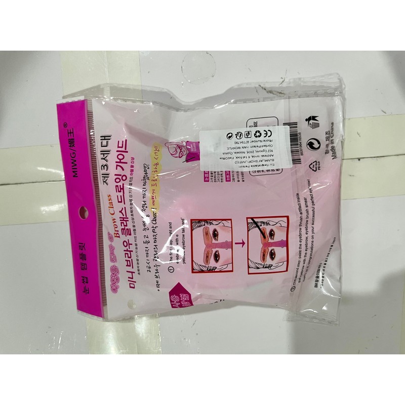 Pack of 8 Eyebrow Stencils for Beginners, Eyebrow Shapes, Eyebrow