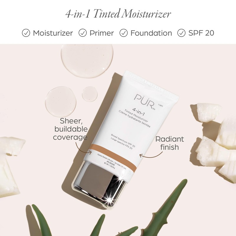 PÜR MINERALS 4-in-1 Tinted Moisturizer with SPF 20 - Hydrating