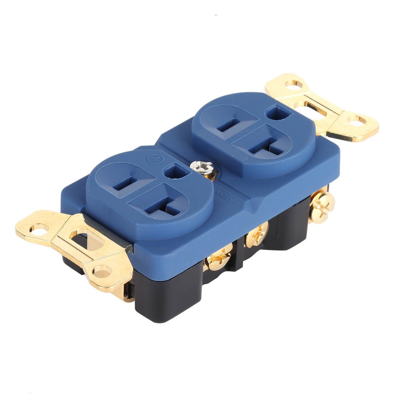 Monosaudio Duplex Receptacle AC Pure Copper Duplex 24K Golded Plated