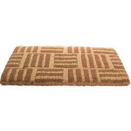 Imports Decor Coir Doormat, Criss Cross, 18-Inch by 30-Inch