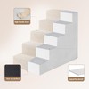 EHEYCIGA Dog Stairs for High Bed 22.5”H, 5-Step Dog Steps