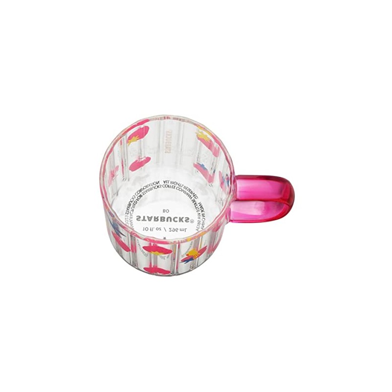 Staba Starbucks Heat-resistant Glass Mug Strawberry, 10.8 fl oz (296