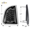 Partsam 1Pair Amber 29 LED Front Turn Signal Lights and