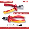 FESA Electrician Insulated Pliers Set - 1000V 5-Piece Professional Electrician