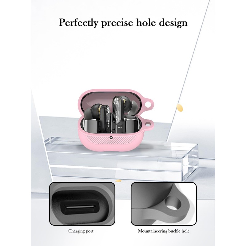 Case for TOZO Hybrid Active Noise Cancelling Wireless Earbuds,Soft Protective,BOVUGAC