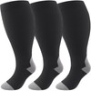 DRESHOW Compression Stockings Plus Size for Men and Women Compression