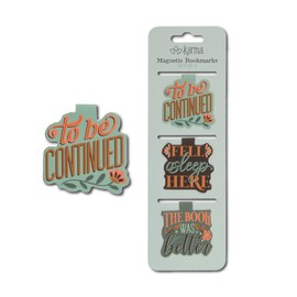 Karma, Magnetic Bookmarks Set of 3, Cute Bookmarks for Women, Page Markers for Students Teachers Reading, Quotes