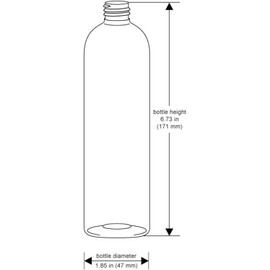 3 Pack 8 OZ Empty Refillable Plastic Spray Bottles for Essential Oils, Perfumes, Makeup, Crafts, Cleaning, Hair Spray - Fine Mist Sprayer + Bottle. Clear Quartz Crystals in Every Bottle. (Blue)