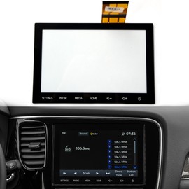 8" Touch Screen Digitizer Glass on Radio Navigation Monitor Without LCD Compatible with Mitsubishi Outlander 2020 2021 2022 Replaces# 8740A103 8740A098